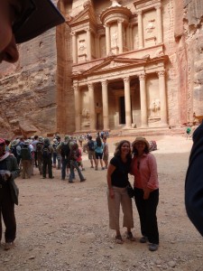 UE Professor Heidi Strobel & Jennie Ebeling at Petra